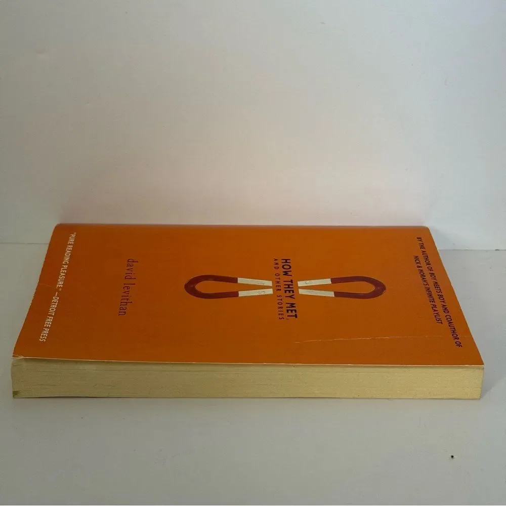 Orange 'How They Met' Book by David Levithan